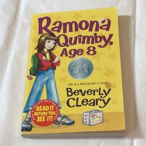 COPY - ⛱️2/$5⛱️Sale! Beverly Cleary Ramona Quimby  Age 8, Newberry Honor,